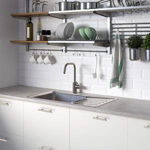 Ravinte 18 Pack 5 inch Kitchen Cabinet Handles Cabinet Pulls Brushed Nickel Stainless Steel Kitchen Drawer Pulls Cupboard Handles 3 Hole Center - - Amazon.com4.jpg